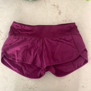 Lululemon size 4 Speed Up Short